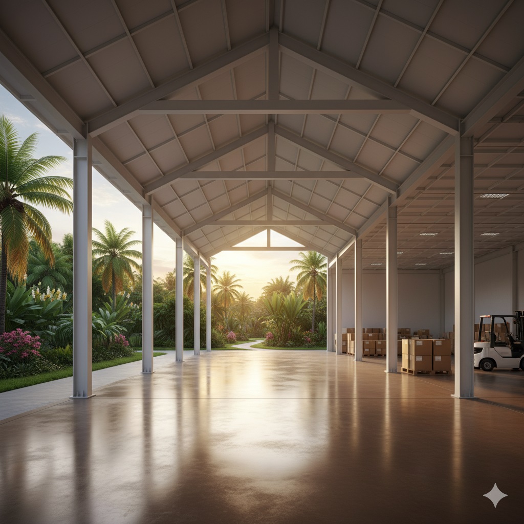 jasa kontraktor gudang, jasa konstruksi gudang